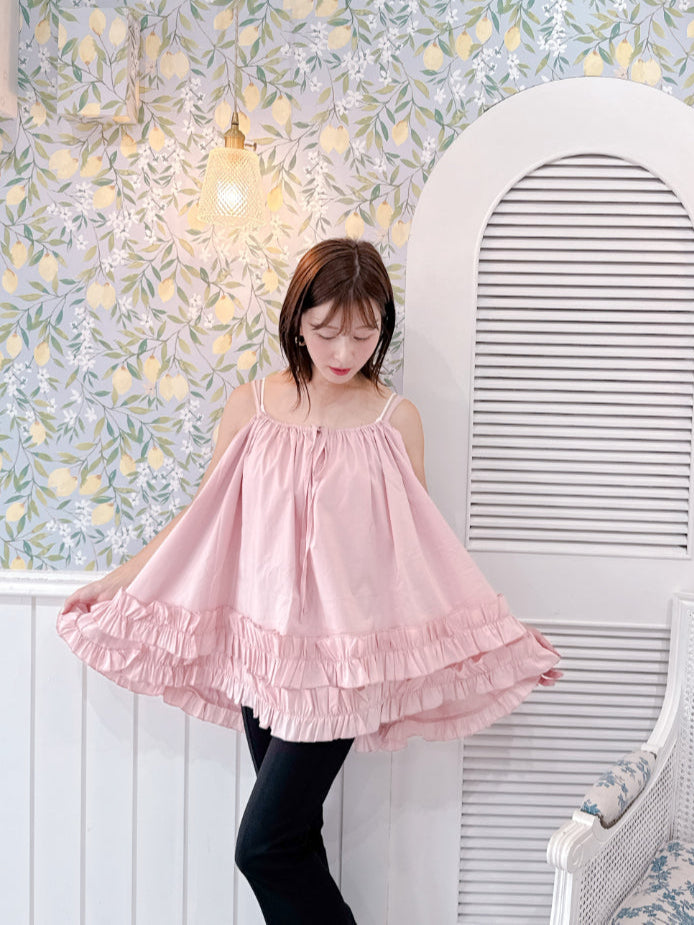 Pink Volume Cami – Belle Mignonne
