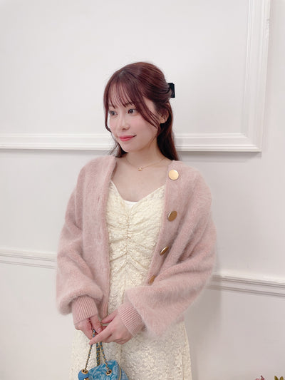 ふわふわモヘアカーディガン