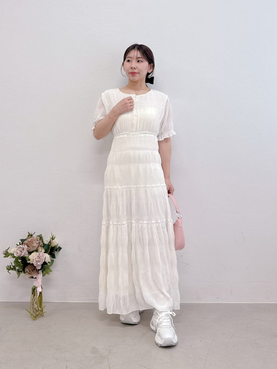 シフォンシアーワンピース
