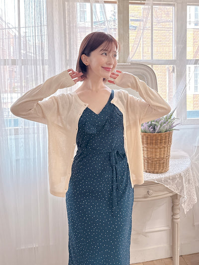 Sheer Eyelet Cardigan