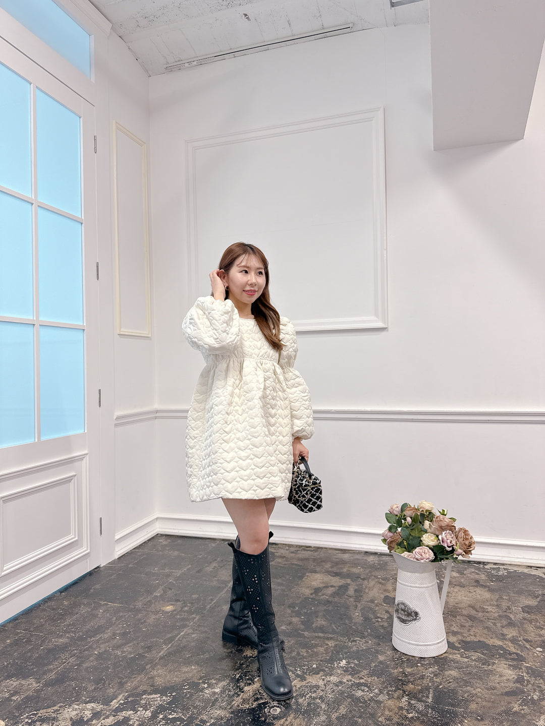 ハートキルティングワンピース – Belle Mignonne