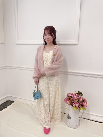 ふわふわモヘアカーディガン