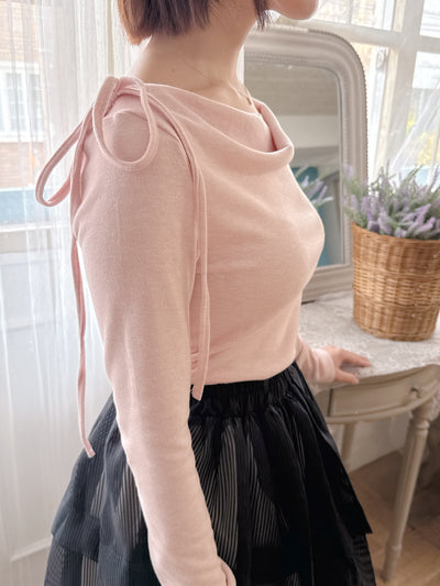 Shoulder Ribbon Knit