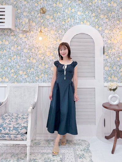 Navy Lace Dress