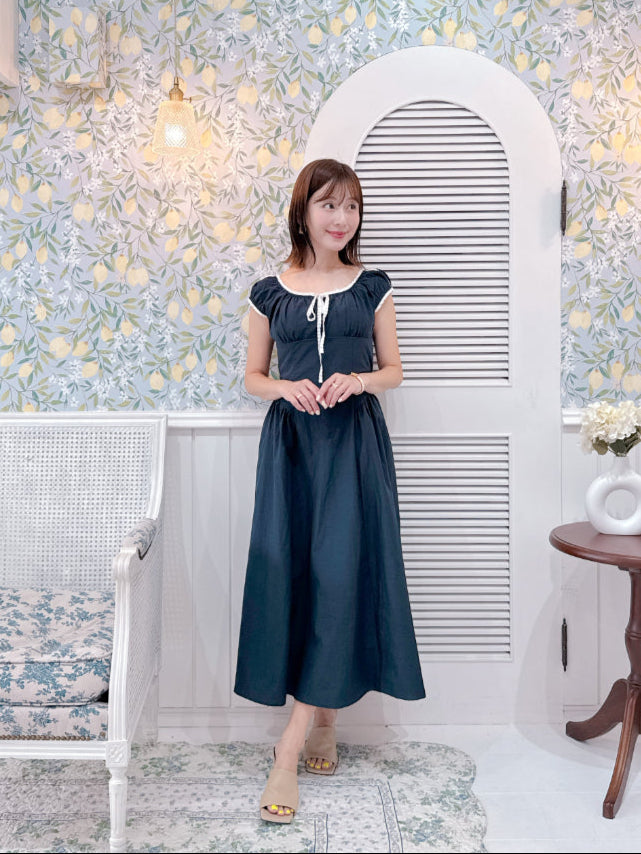 Navy Lace Dress