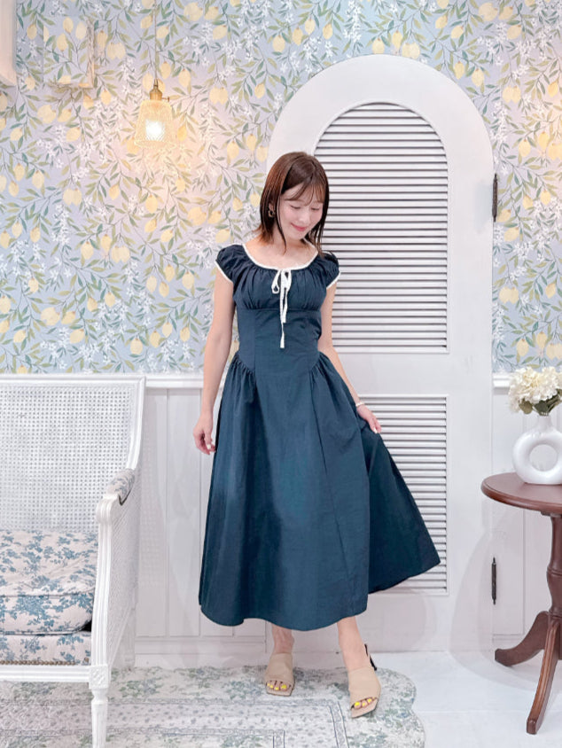 Navy Lace Dress