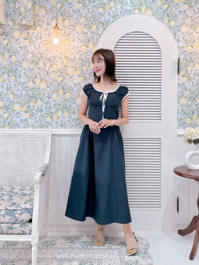Navy Lace Dress