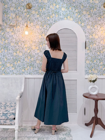 Navy Lace Dress