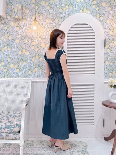 Navy Lace Dress