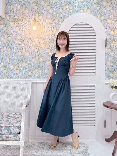 Navy Lace Dress