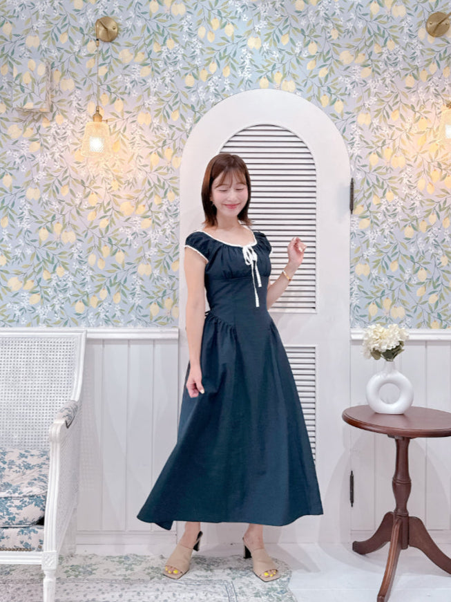 Navy Lace Dress
