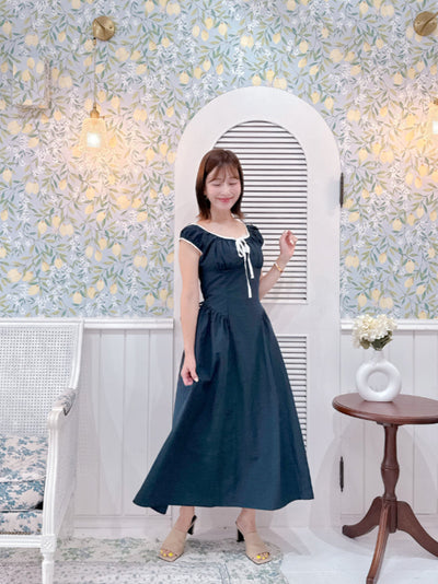 Navy Lace Dress