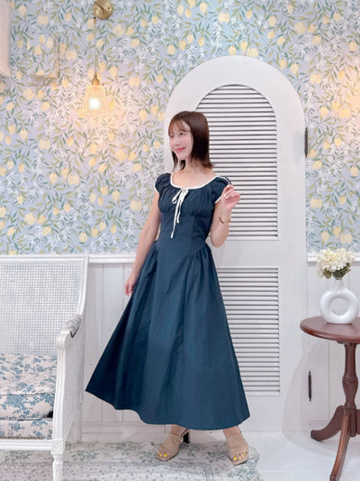 Navy Lace Dress