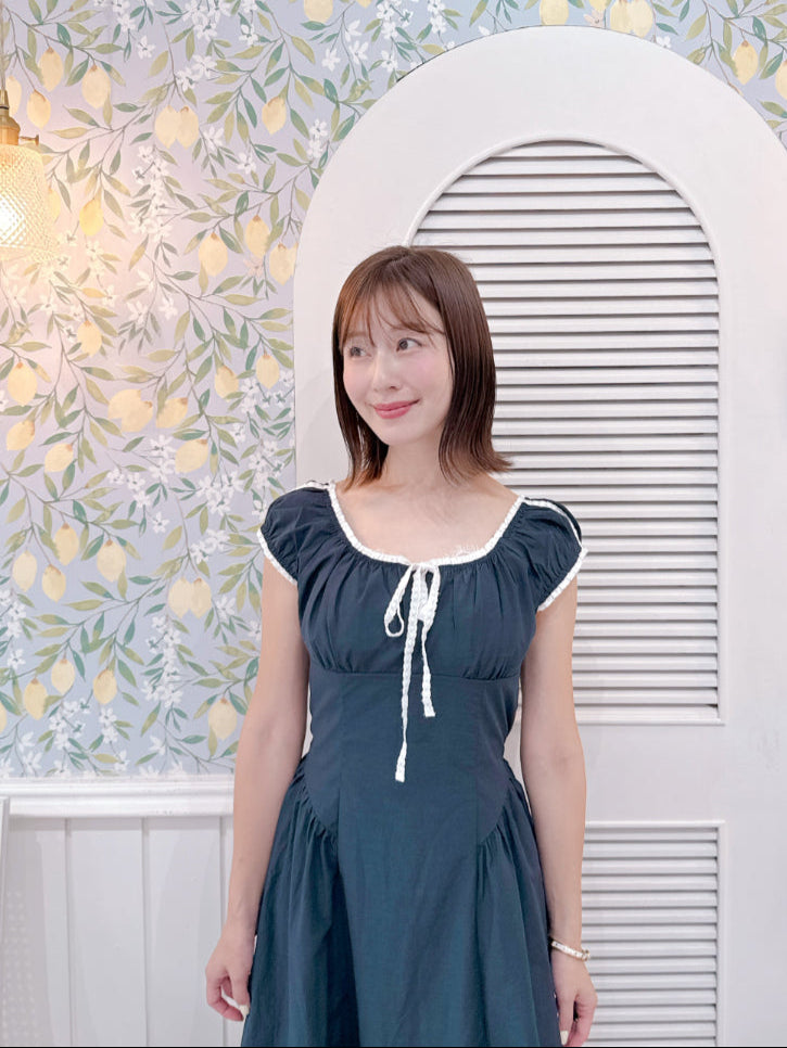 Navy Lace Dress