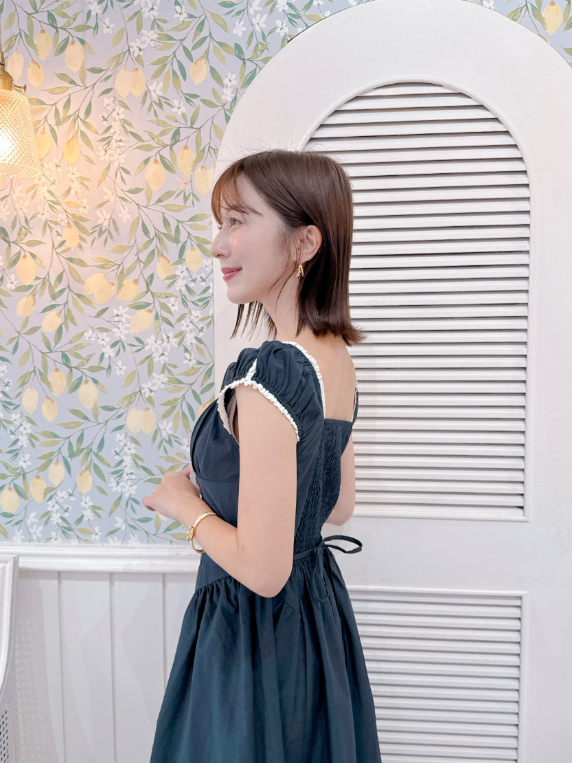 Navy Lace Dress