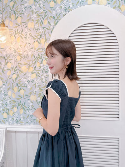 Navy Lace Dress