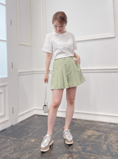 ハートボタンショートパンツ