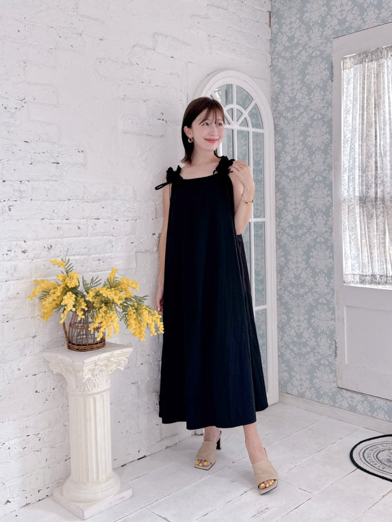 Gather Shoulder Dress