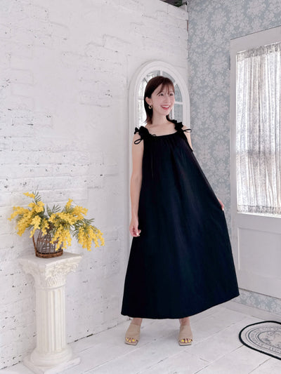 Gather Shoulder Dress