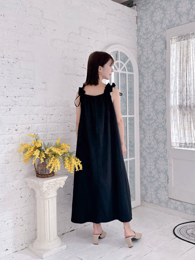 Gather Shoulder Dress