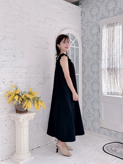 Gather Shoulder Dress