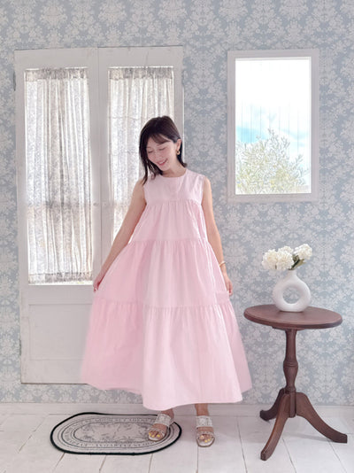 Pink Tiered Dress