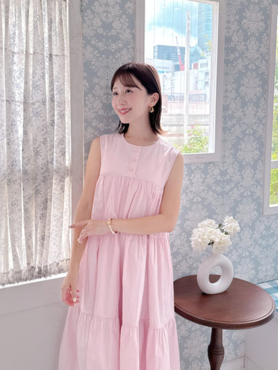 Pink Tiered Dress