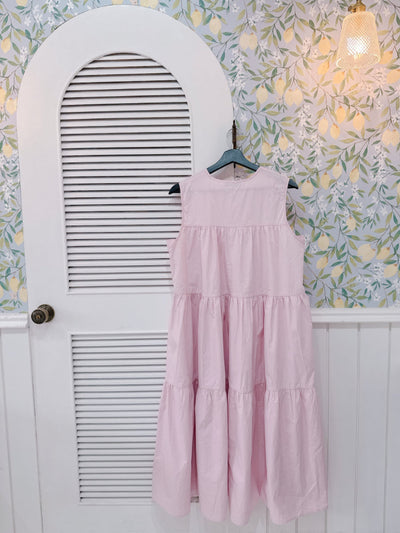 Pink Tiered Dress