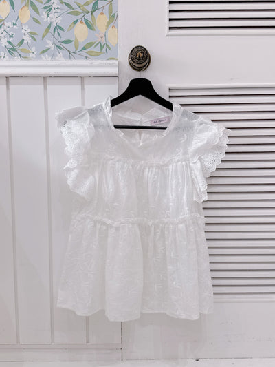 Shoulder Frill Blouse