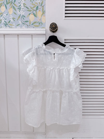 Shoulder Frill Blouse