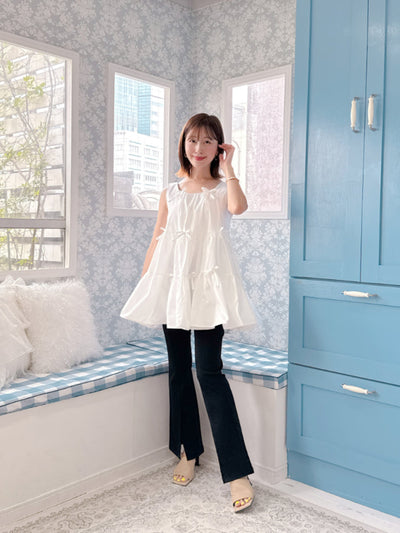 Tiered Ribbon Blouse