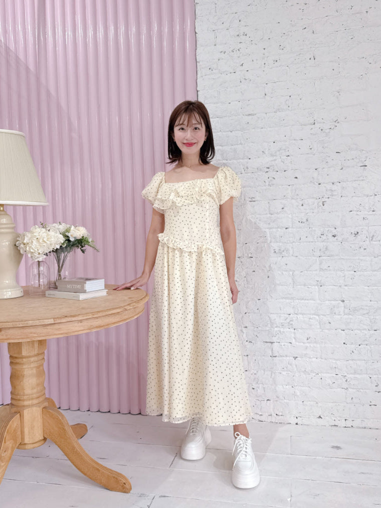 Dot Puff Dress