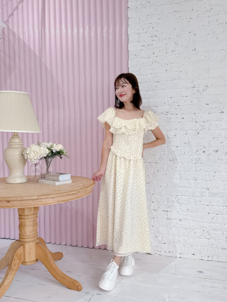 Dot Puff Dress