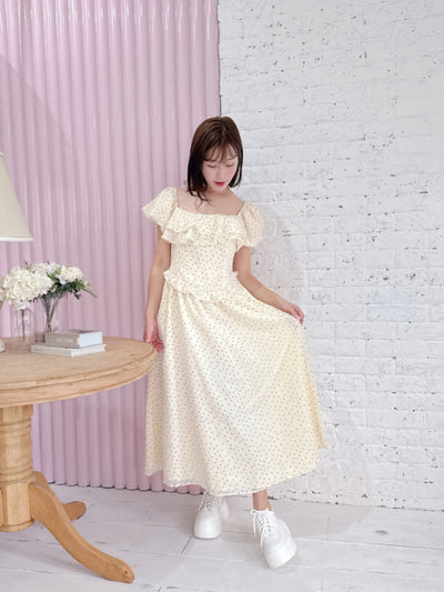 Dot Puff Dress