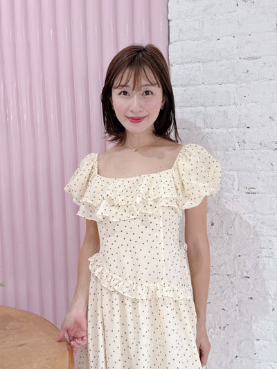 Dot Puff Dress