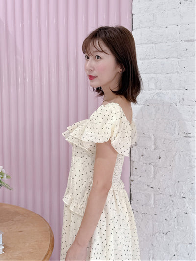 Dot Puff Dress