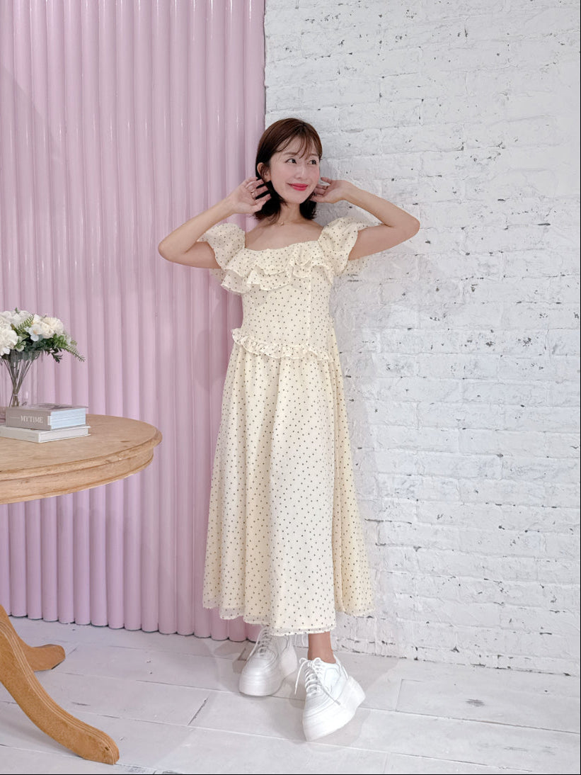 Dot Puff Dress