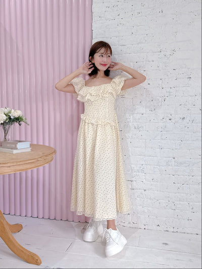 Dot Puff Dress