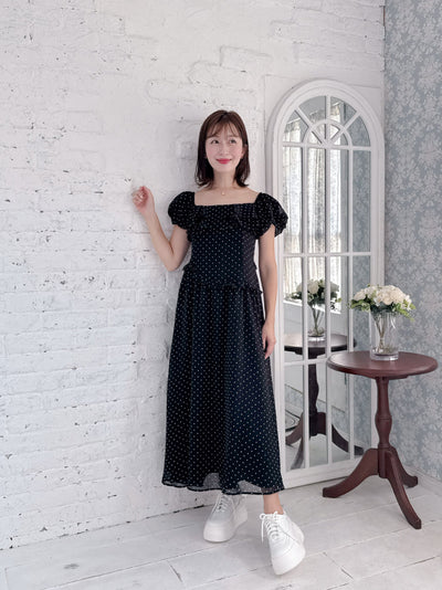 Dot Puff Dress