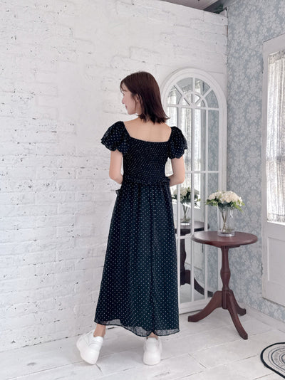 Dot Puff Dress