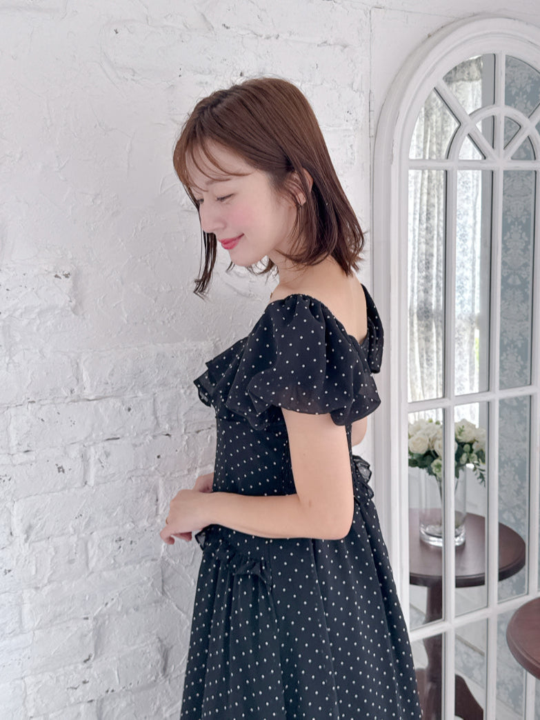 Dot Puff Dress