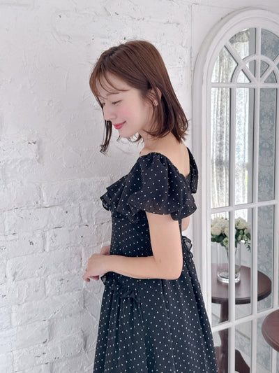 Dot Puff Dress