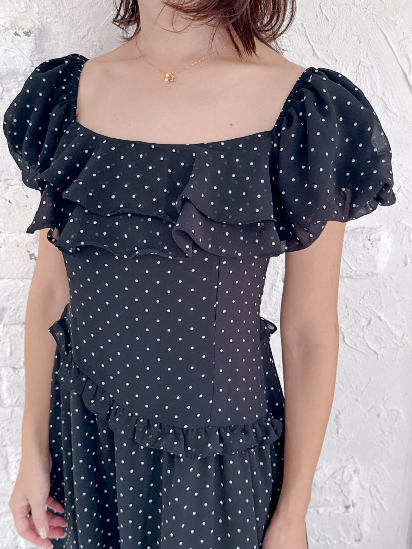 Dot Puff Dress