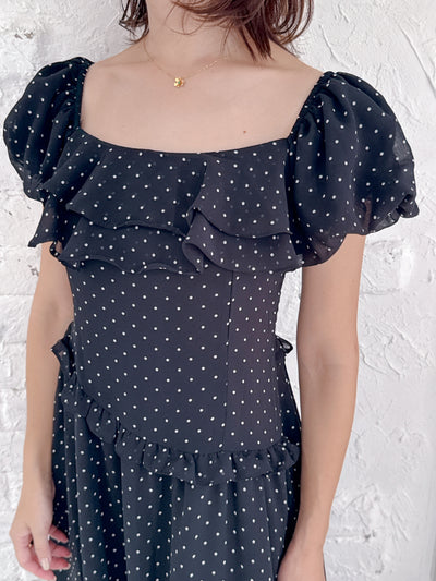 Dot Puff Dress