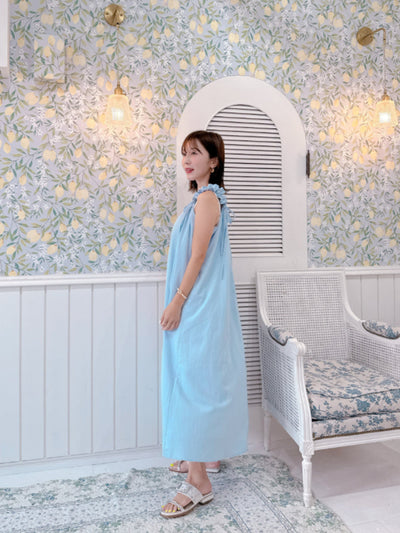 Gather Shoulder Dress