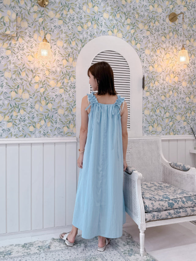 Gather Shoulder Dress