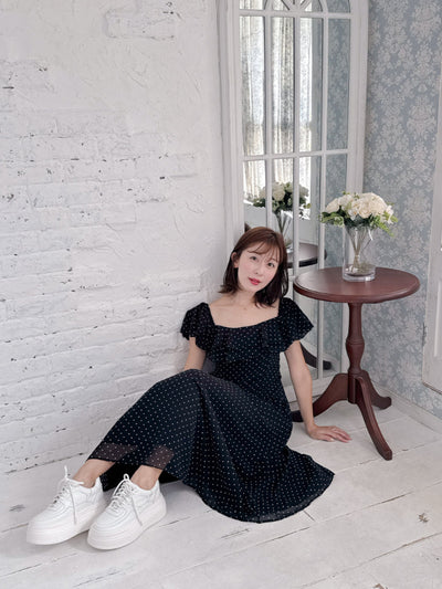 Dot Puff Dress