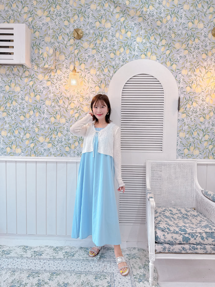 Gather Shoulder Dress