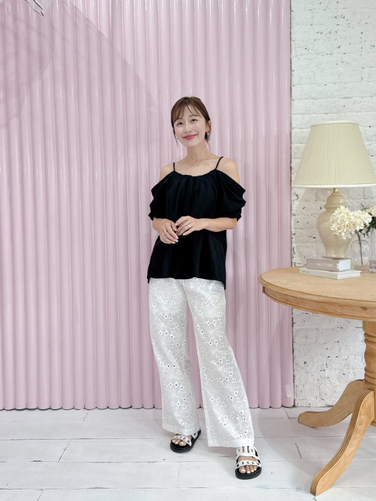 Lace Cotton Pants