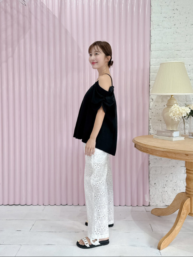 Lace Cotton Pants
